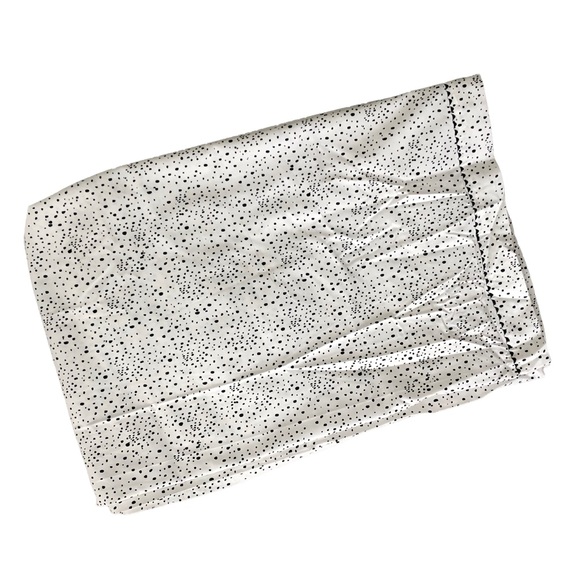 Opalhouse Bedding Opalhouse Target Black Dot White Twin Flat Cotton